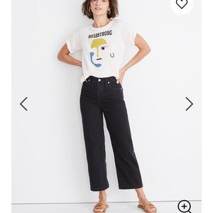 Madewell Slim wide-leg Jeans in lunar wash